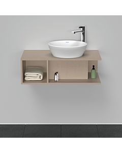 Duravit D-Neo Waschtisch-Unterschrank DE493807575 80 x 48 cm, Leinen, 1 Fach, 1 Konsolenplatte, wandhängend
