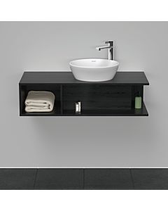 Duravit D-Neo Waschtisch-Unterschrank DE493901616 100 x 48 cm, Eiche Schwarz, 1 Fach, 1 Konsolenplatte, wandhängend