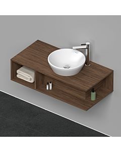 Duravit D-Neo meuble sous-vasque DE493902121 100 x 48 cm, Nussbaum Dunkel , 2000 compartiment, 2000 console console, montage mural