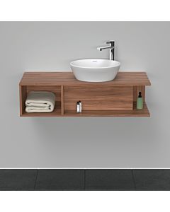 Duravit D-Neo meuble sous-vasque DE493907979 100 x 48 cm, Nussbaum Natur , 2000 compartiment, 2000 console console, montage mural