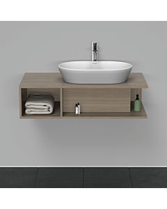 Duravit D-Neo meuble sous-vasque DE495903535 100 x 55 cm, chêne terra, 2000 compartiment, 2000 console console, montage mural