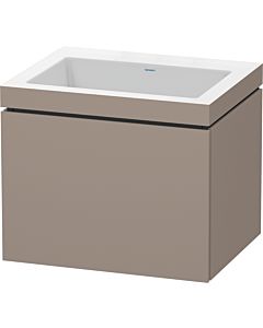 Duravit L-Cube vanity unit LC6916N4343 60 x 48 cm, without tap hole, basalt matt, 2000 pull-out