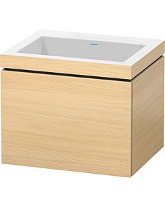 Duravit L-Cube vanity unit LC6916N7171 60 x 48 cm, without tap hole, Mediterranean oak, 2000 pull-out