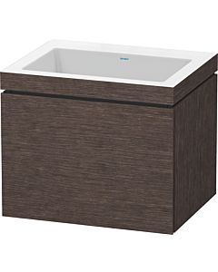 L-Cube Duravit vasque LC6916N7272 60 x 48 cm, sans trou pour robinet, 2000 foncé brossé, coulissant match2