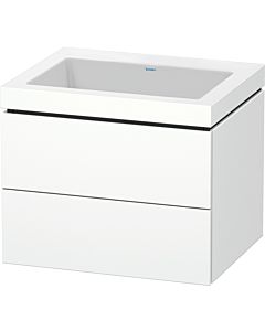 Duravit L-Cube vanity unit LC6926N1818 60 x 48 cm, without tap hole, matt white, 2 drawers