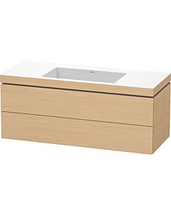 Duravit L-Cube vanity unit LC6929N3030 120 x 48 cm, without tap hole, natural oak, 2 drawers
