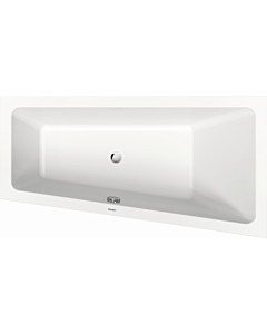 Duravit non. baignoire trapézoïdale 2000 700505000000000 150 x 80 x 46 cm, version à encastrer, avec dossier à droite, blanc