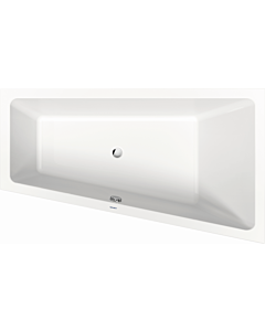Duravit non. baignoire trapézoïdale 2000 700509000000000 170 x 100 x 46 cm, version à encastrer, avec dossier à droite, blanc