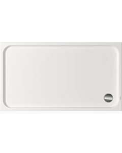 Duravit D-Code receveur de douche rectangulaire 720265000000001 160 x 90 x 8,5 cm, antidérapant, blanc