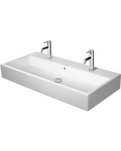 Duravit Vero Air Waschtisch 23501000261 weiss wondergliss, 100x47cm, 2 Hahnlöcher, geschliffen