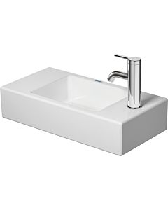 Duravit Vero Air 07245000081 50 x 25 cm, sans trop-plein, avec trou à droite robinetterie, match0, blanc WonderGliss