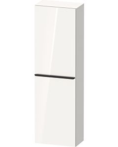 Duravit D-Neo armoire mi-haute DE011802222 40x24x132cm, porte 2000 , 4 étagères en verre, Weiß Hochglanz