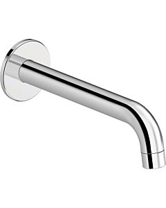 Duravit no. 2000 bath spout N15240010010 projection 198mm, DN 15, round rosette, chrome
