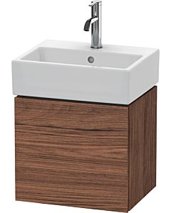 Duravit L-Cube vanity unit LC6245L2121 43.4x34.1x40cm, wall-hung, door on the left, dark walnut