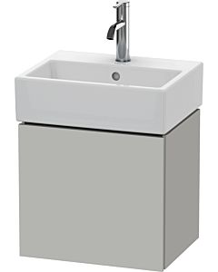 L-Cube Duravit vasque LC6245R0707 43,4x34,1x40cm, suspendu, porte à droite, gris béton mat