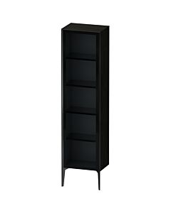Duravit tall cabinet XV1376RB216 50x36x177cm, glass door, black matt, door on the right, black oak
