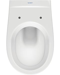 Duravit D-Code basic Wand Tiefspül WC 0184092000 weiss, HygieneGlaze