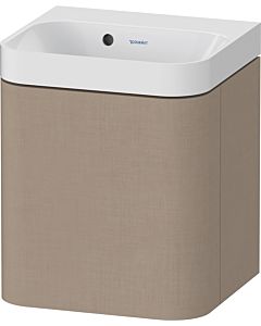Duravit Happy D.2 Plus vanity HP4340N75750000 40x36cm, 2000 door, hinged left, without tap hole, linen