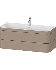 Duravit Happy D.2 Plus meuble sous-vasque HP4639O75750000 117,5x49cm, 2 tiroirs, trou pour robinetterie 2000 , lin