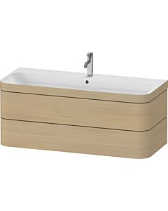 Duravit Happy D.2 Plus meuble sous-vasque HP4639O71710000 117,5x49cm, 2 tiroirs, trou pour 2000 , chêne méditerranéen