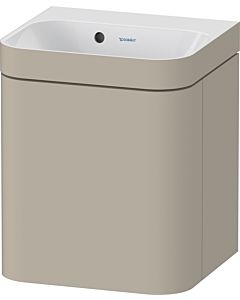 Duravit Happy D.2 Plus Möbelwaschtisch-Unterschrank HP4634N60600000 40x36cm, 1 Tür, Anschlag rechts, ohne Hahnloch, taupe seidenmatt