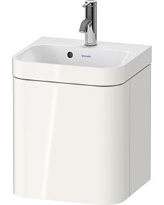 Duravit Happy D.2 Plus meuble-lavabo HP4633O22220000 40x36cm, porte 2000 , charnière à gauche, avec trou pour robinet, blanc brillant