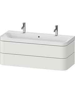Duravit Happy D.2 Plus vanity HP4379O39390000 117.5x49cm, 2 drawers, nordic white satin finish