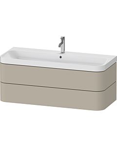 Duravit Happy D.2 Plus vanity HP4349O60600000 117.5x49cm, 2 drawers, 2000 hole, taupe satin finish