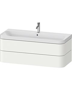Duravit Happy D.2 Plus vanity HP4349O36360000 117.5x49cm, 2 drawers, 2000 hole, white satin finish