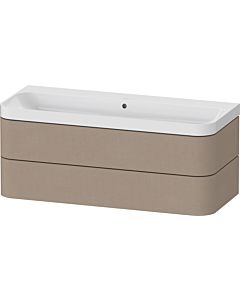 Duravit Happy D.2 Plus vanity HP4349N75750000 117.5x49cm, 2 drawers, without tap hole, linen