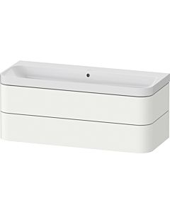 Duravit Happy D.2 Plus vanity HP4349N36360000 117.5x49cm, 2 drawers, without tap hole, white satin finish