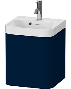 Duravit Happy D.2 Plus Möbelwaschtisch HP4344O98980000 40x36cm, 1 Tür, Anschlag rechts, mit Hahnloch, nachtblau seidenmatt