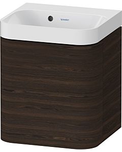 Duravit Happy D.2 Plus vanity HP4344N69690000 40x36cm, 2000 door, hinged right, without tap hole, brushed walnut