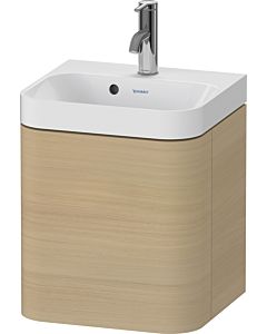 Duravit Happy D.2 Plus vanity HP4340O71710000 40x36cm, 2000 door, left hinged, with tap hole, Mediterranean oak