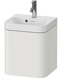 Duravit vasque à poser Happy D.2 Plus HP4340O39390000 40x36cm, porte 2000 , charnière à gauche, avec trou pour robinetterie, nordic blanc