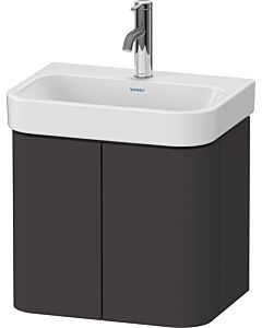 Duravit Happy D.2 Plus meuble sous-lavabo HP4384080800000 47,5x35cm, 2 portes, graphite super mat