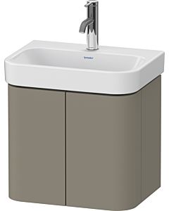 Duravit Happy D.2 Plus meuble sous-lavabo HP4384092920000 47,5x35cm, 2 portes, finition satinée gris pierre