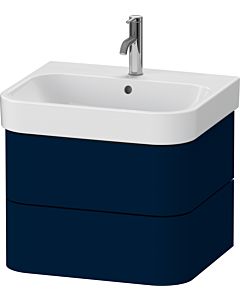 Duravit Happy D.2 Plus Waschtisch-Unterschrank HP4385098980000 57,5 x 49 cm, nachtblau seidenmatt, 2 Schubkästen