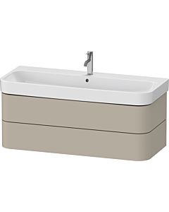 Duravit Happy D.2 Plus HP4389060600000 117.5 x 49 cm, taupe satin finish, 2 drawers