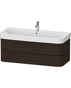 Duravit Happy D.2 Plus HP4389069690000 117.5 x 49 cm, brushed walnut, 2 drawers