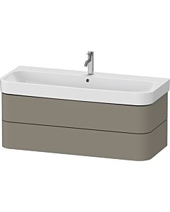 Duravit Happy D.2 Plus HP4389092920000 117.5 x 49 cm, stone gray satin finish, 2 drawers