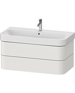 Duravit Happy D.2 Plus Waschtisch-Unterschrank HP4388039390000 97,5 x 49 cm, nordic weiß seidenmatt, 2 Schubkästen