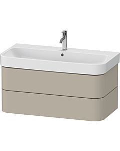 Duravit Happy D.2 Plus HP4388060600000 97.5 x 49 cm, taupe satin finish, 2 drawers
