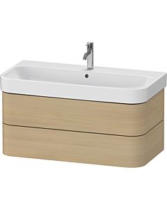 Duravit Happy D.2 Plus Waschtisch-Unterschrank HP4388071710000 97,5 x 49 cm, mediterrane Eiche, 2 Schubkästen