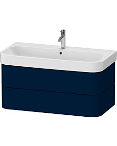 Duravit Happy D.2 Plus HP4388098980000 97.5 x 49 cm, midnight blue satin finish, 2 drawers