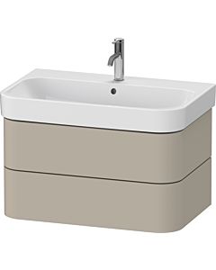 Duravit Happy D.2 Plus HP4387060600000 77.5 x 49 cm, taupe satin finish, 2 drawers