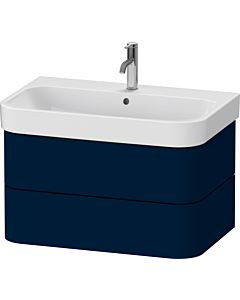 Duravit Happy D.2 Plus HP4387098980000 77.5 x 49 cm, midnight blue satin finish, 2 drawers