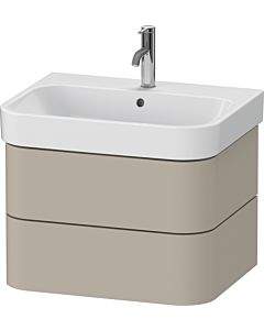 Duravit Happy D.2 Plus meuble sous HP4386060600000 62,5 x 49 cm, taupe satiné, 2 tiroirs