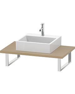 Duravit L-Cube Konsole LC106C07171 Stärke 3 cm, mediterane eiche, für Aufsatzbecken, variabel