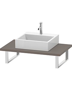 Duravit L-Cube LC106C04343 épaisseur 3 cm, basalte mat, pour Aufsatzbecken , variable